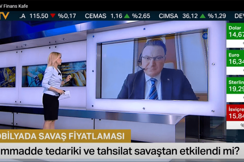 MASKO BAŞKANI MEHMET MUTLU, NTV FİNANS KAFE PROGRAMI KONUĞU