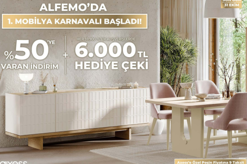 Alfemo’da 1. Mobilya Karnavalı Başladı! 