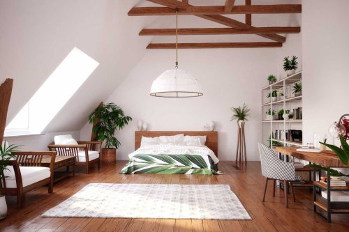 Çatı Katı Yatak Odası Dekorasyonu