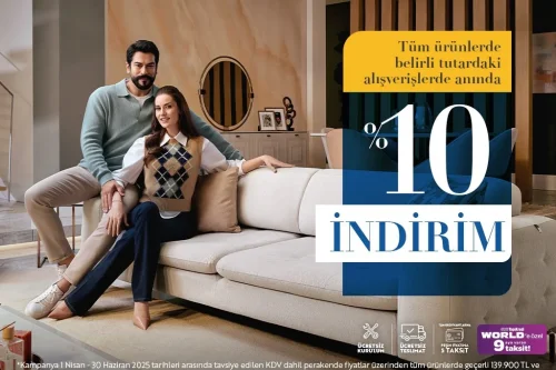 İSTİKBAL'DEN BELİRLİ TUTARDA ALIŞVERİŞLERDE SEPETTE %10 İNDİRİM!